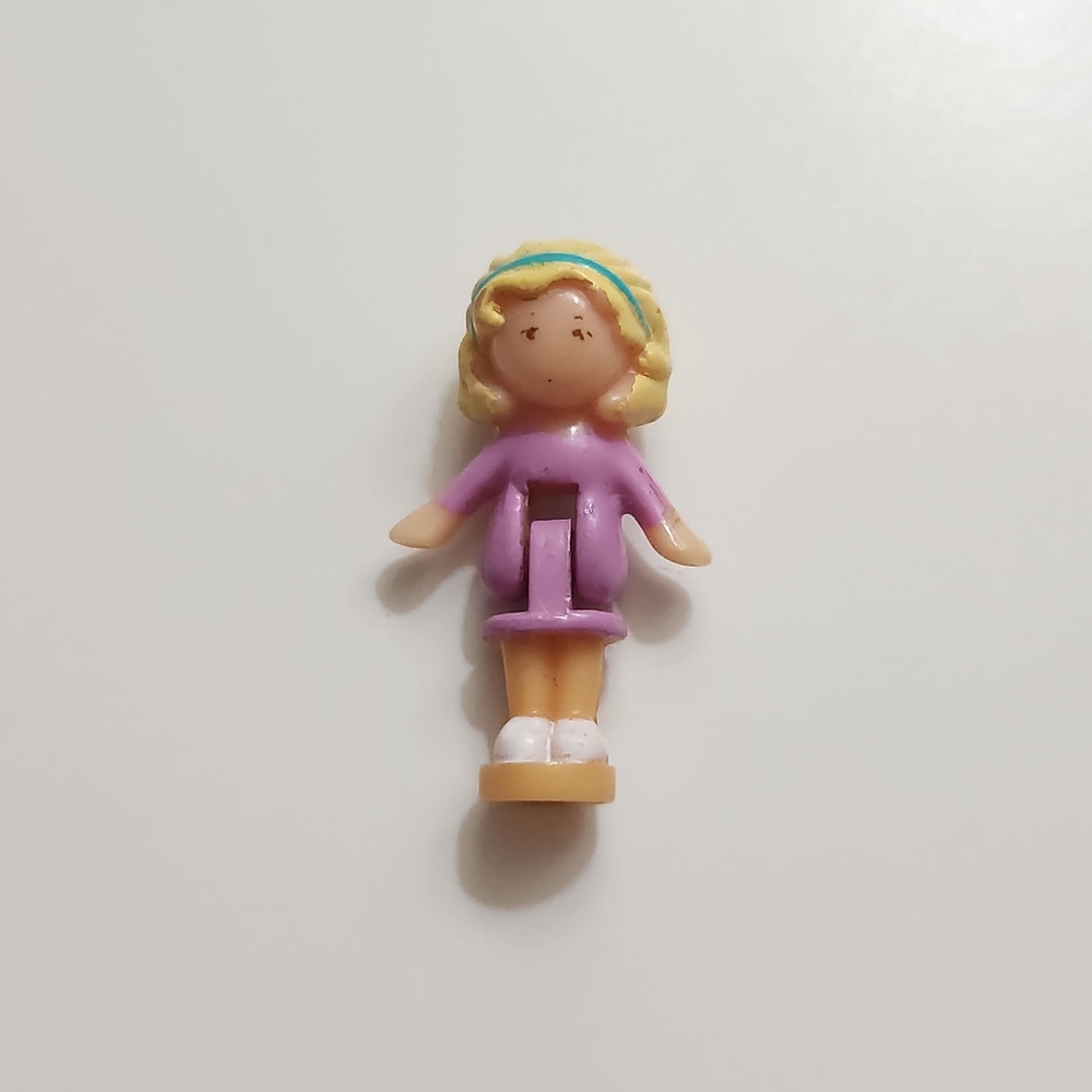 1994 Polly Pocket Star Bright Dinner Party Polly Figure Vintage Bluebird